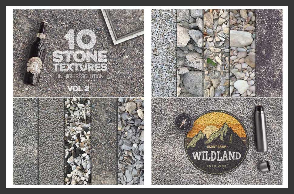 انواع تکسچر دیوار و سنگ  - Arroway Stonework Textures