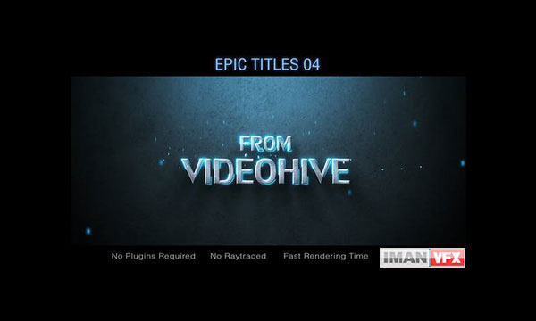 پروژه آماده افترافکت Epic Trailer Template