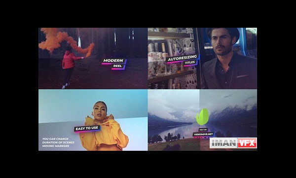 پروژه آماده افترافکت Production Reel