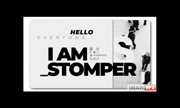 پروژه آماده افترافکت Black template pro