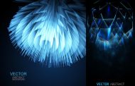 تصاویر بکراند Blue Glowing Backgrounds