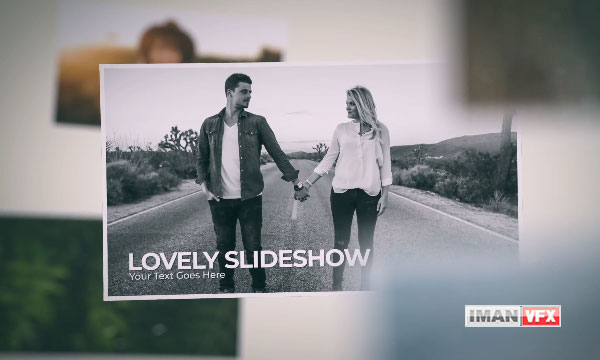 دانلود پروژه افترافکت Lovely Slideshow