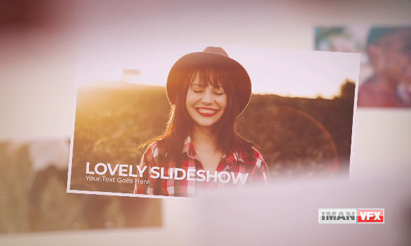 دانلود پروژه افترافکت Lovely Slideshow