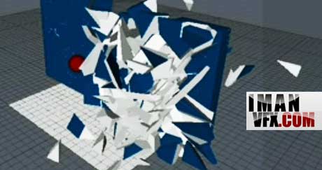 آموزش خرد شدن دیوار در Cinema4d