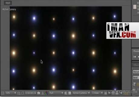ارتباط Optical Flares از افترافکت با Cinema 4d