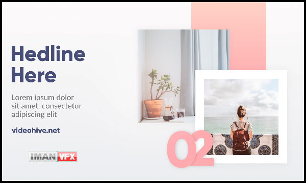 پروژه آماده افترافکت Minimal Slideshow