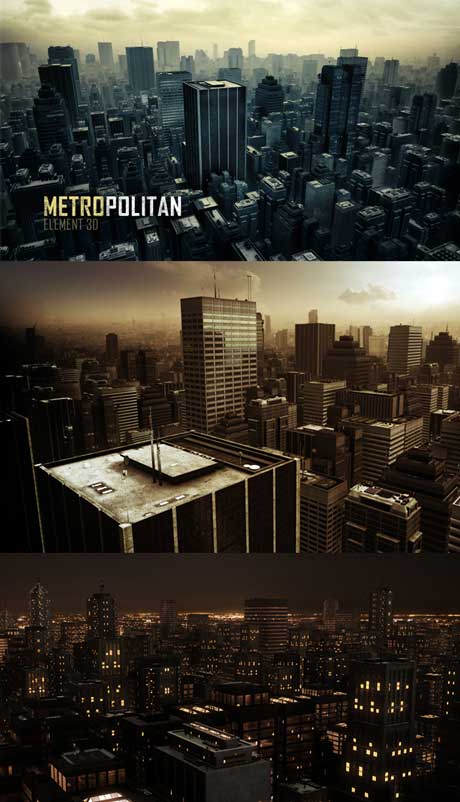 metropolitan پلاگین Element 3d