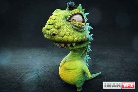 هنر طراحی کاراکتر : Fatzilla