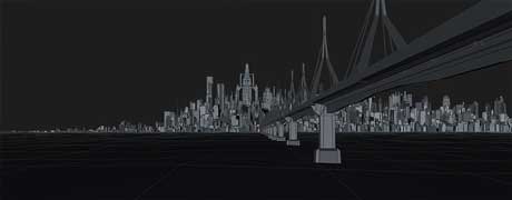 mercedes_future_city_05 تیزر تبلیغاتی شهری از آینده برای مرسدس A-Class