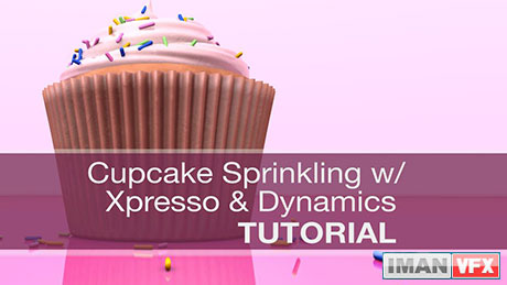 آموزش ساخت Cupcake - نوعی کیک در Cinema 4D