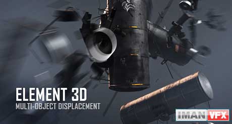 دانلود آبجکت 3D تانکر تخریب شده برای Element 3d