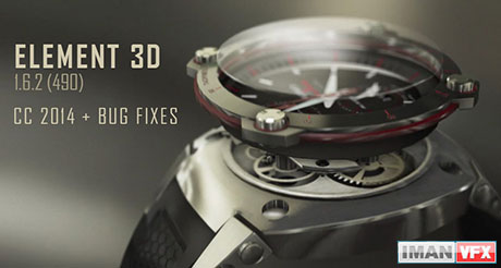 دانلود Element 3D 1.6.2 افترافکت CC 2014 ویندوز و مک