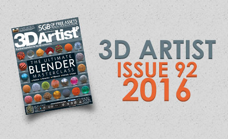 دانلود مجله 3D ARTIST – ISSUE 92, 2016